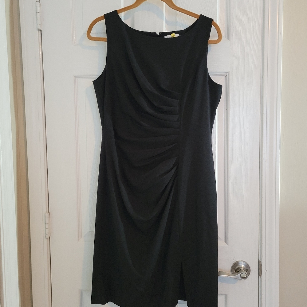 Calvin Klein black sheath dress